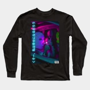 Fuck that, I’m going to be happy in Japanese street vibe Long Sleeve T-Shirt